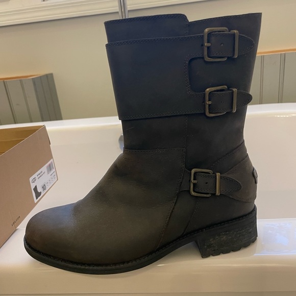 UGG Shoes Ugg Wilcox Water Resistant Nubuck Leather Sheepskin